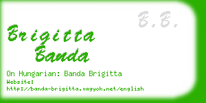 brigitta banda business card